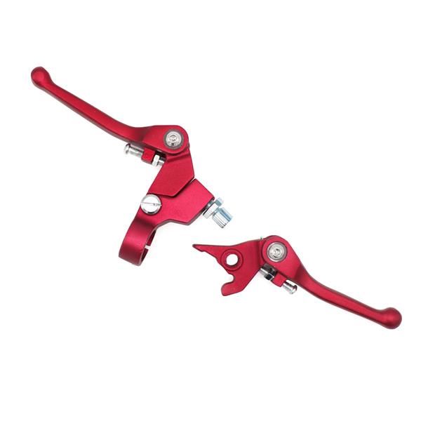Pit Bike Folding Lever Set Red
