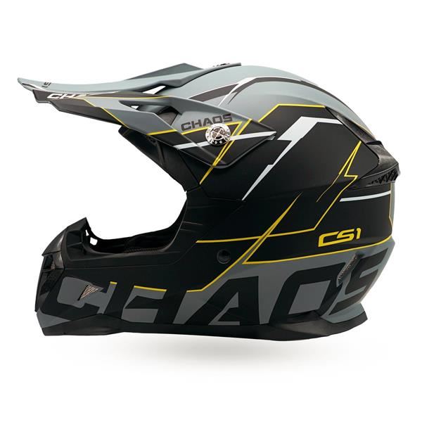 Chaos CS-1 Kids Motocross Crash Helmet Black
