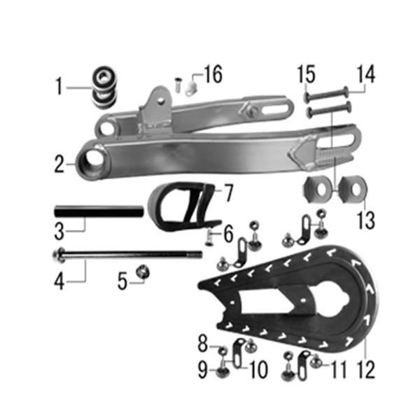 M2R RF160 S2 Pit Bike Chain Adjuster Bolt