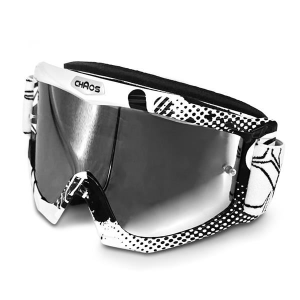Chaos Kids MX Goggles White/Black