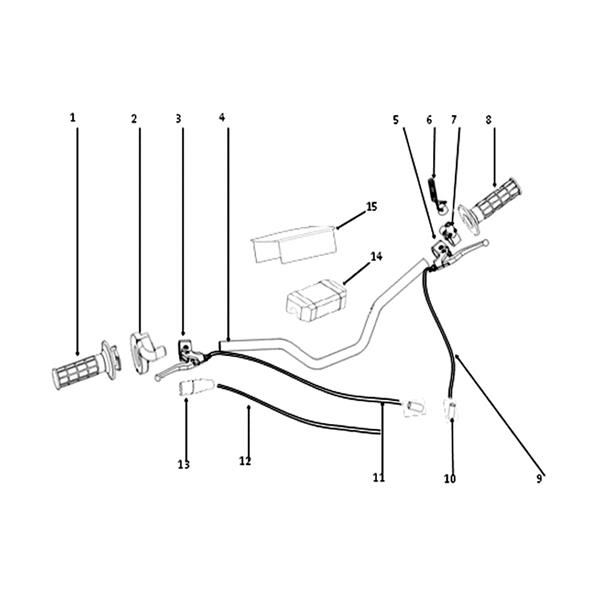 FunBikes MXR 60 Mini Dirt Bike Throttle Cable