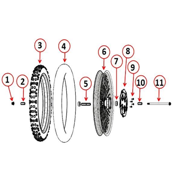 MXR 8000w 17 Front Rim