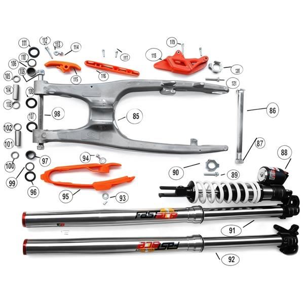 M2R RS-R 300 279cc Front Left Fork