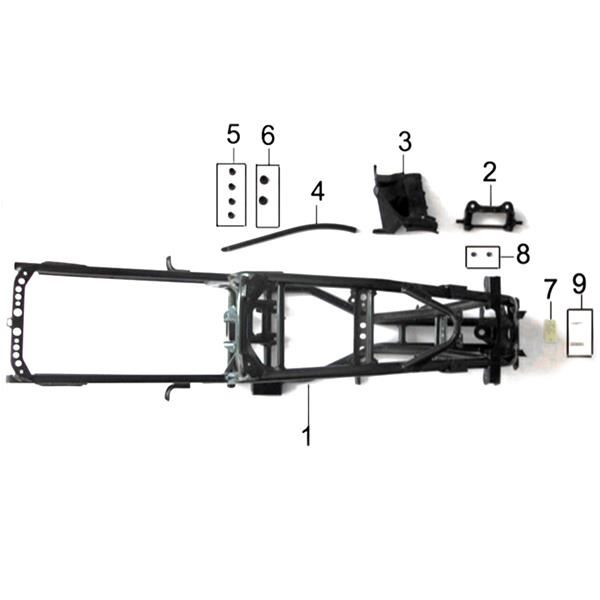 Pentora 125cc Quad Bike Upper Frame Bracket