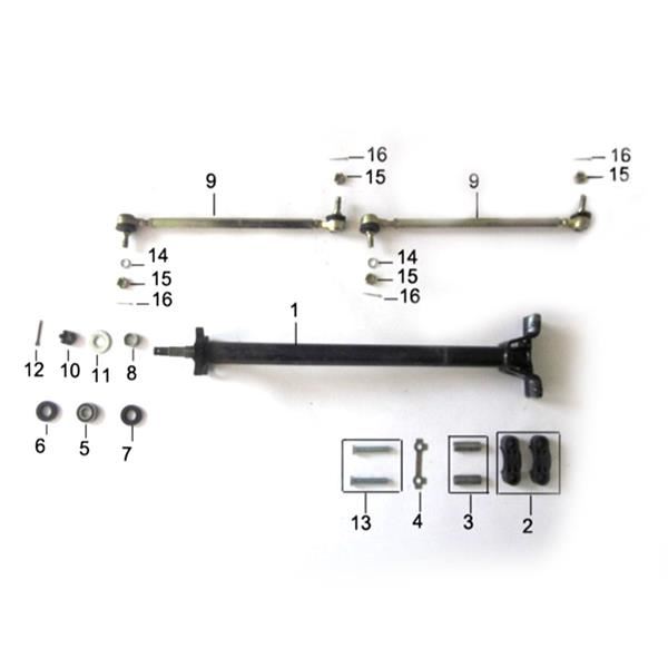Pentora 125cc Quad Bike Steering Column Bottom Bearing 6002