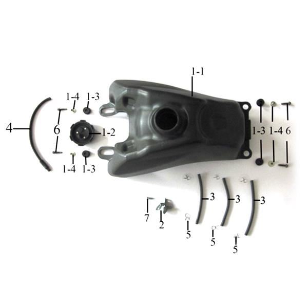 Pentora 125cc Quad Bike Fuel Tap