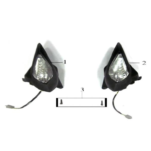 Pentora 125cc Quad Bike LHS Front Light Assembly