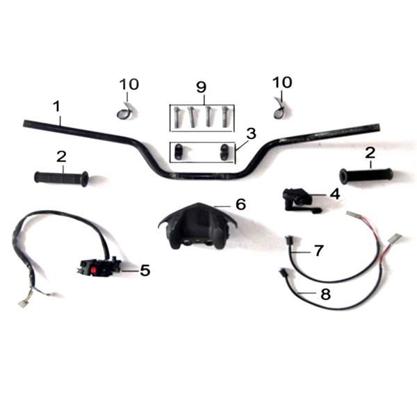 Pentora 125cc Quad Bike Thumb Throttle Unit