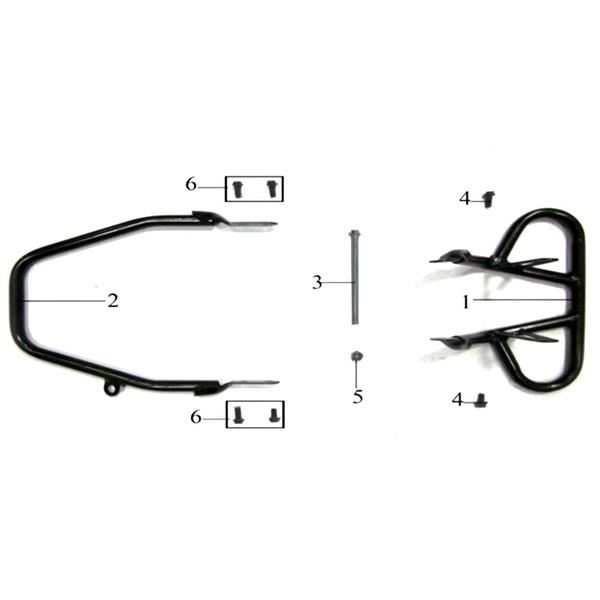 Pentora 125cc Quad Bike Rear Grab Handle