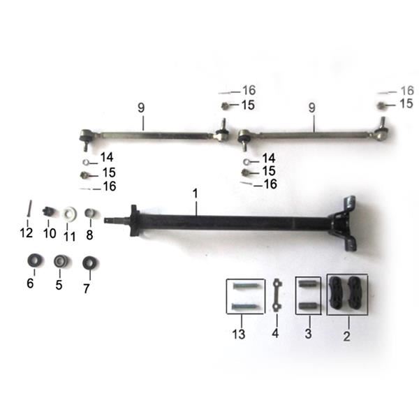 Pentora 150cc Quad Bike Track Rod Assembly