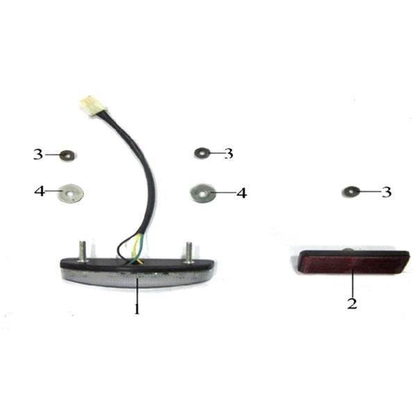 Pentora 150cc Quad Bike Rear Light Unit