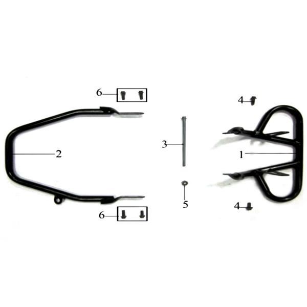 Pentora 150cc Quad Bike Rear Grab Handle