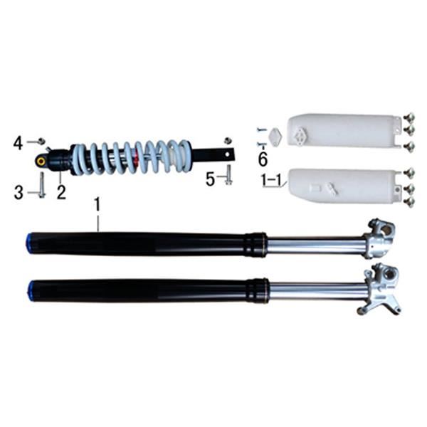 M2R M1 250cc Dirt Bike Rear Shock Absorber Bottom Bolt