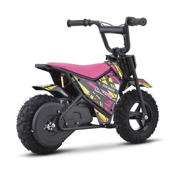 FunBikes MB250 43cm Motorbike 250w Pink Electric Kids Monkey Bike