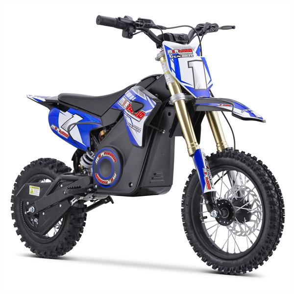 FunBikes MXR 1300w 48v Lithium Electric Motorbike 12/10 65cm Blue Kids Dirt Bike