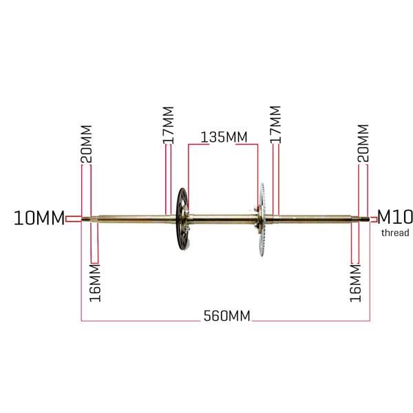 Mini Quad Electric Rear Axle