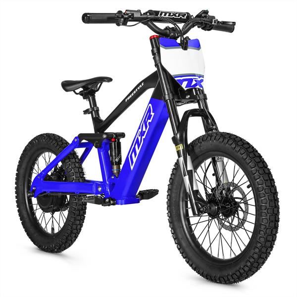 FunBikes MXR Freestyle 18 500w 36v Li 18/18 Blue Electric MX Bike