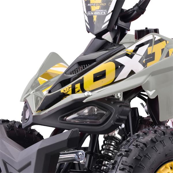 FunBikes Toxic 50cc Yellow Kids Mini Petrol Quad Bike