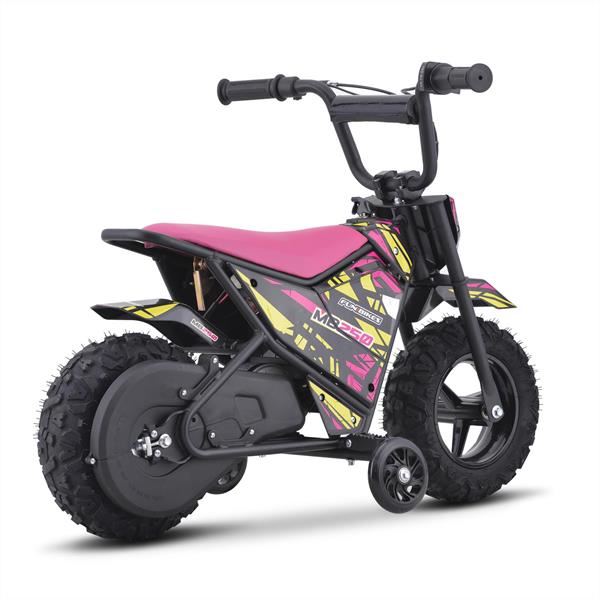 FunBikes MB250 43cm Motorbike 250w Pink Electric Kids Monkey Bike