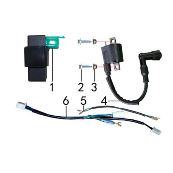 M2R RF140 S2 Pit Bike Wiring Loom