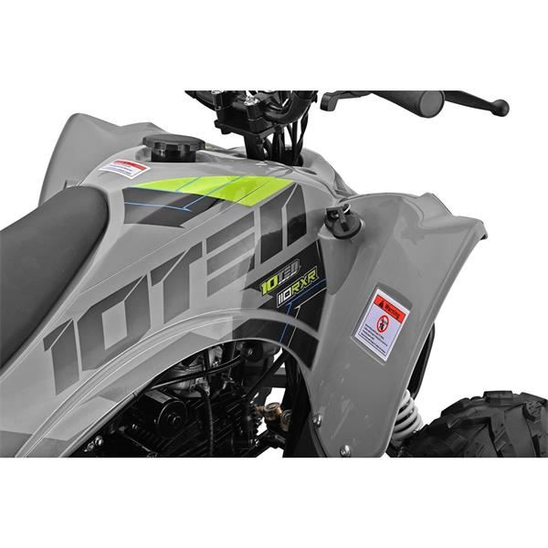 10Ten RXR 110cc Black Red Junior Petrol Quad Bike