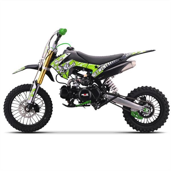 M2R Racing KXF125 120cc 14/12 76cm Black Green Pit Bike