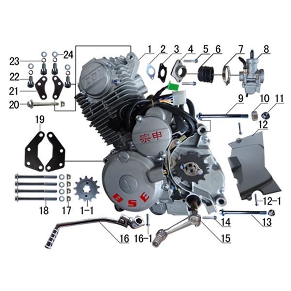 Ten10 250R Dirt Bike Front Sprocket