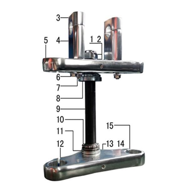 M2R KX110F Pit Bike Lower Fork Triple Clamp