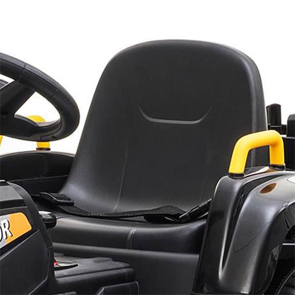 Tobbi Tractor And Trailer Black Electric Ride On Tractor