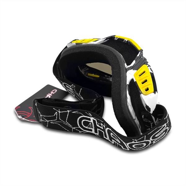 Chaos Adults MX Goggles Yellow