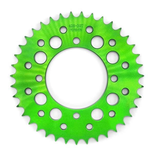 Pit Bike Green CNC Rear Sprocket 39T 428P