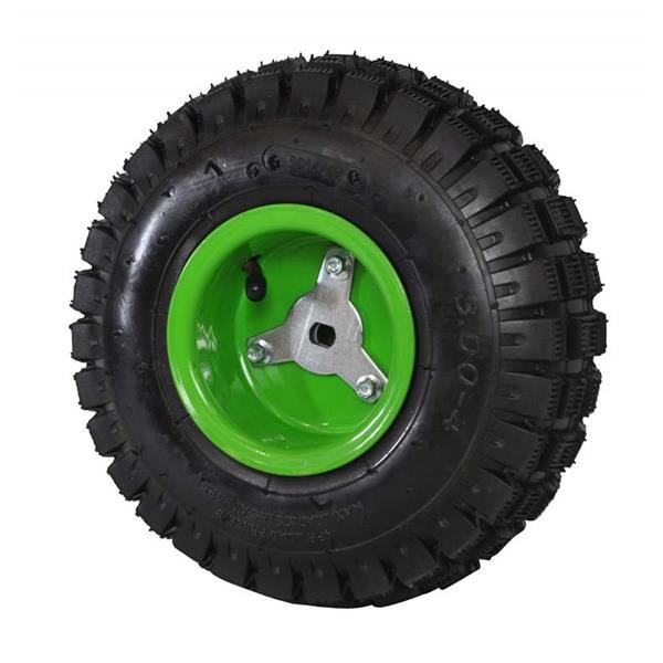 Funbikes 96 Electric Mini Quad Green Rear Wheel