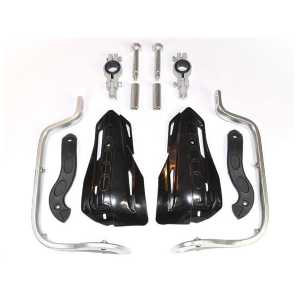 Pit Bike Reinforced Hand Guards Black