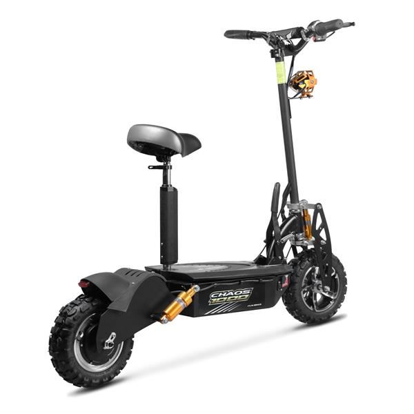 Chaos 1000w 48v SLA Hub Drive Black Off Road Electric Scooter