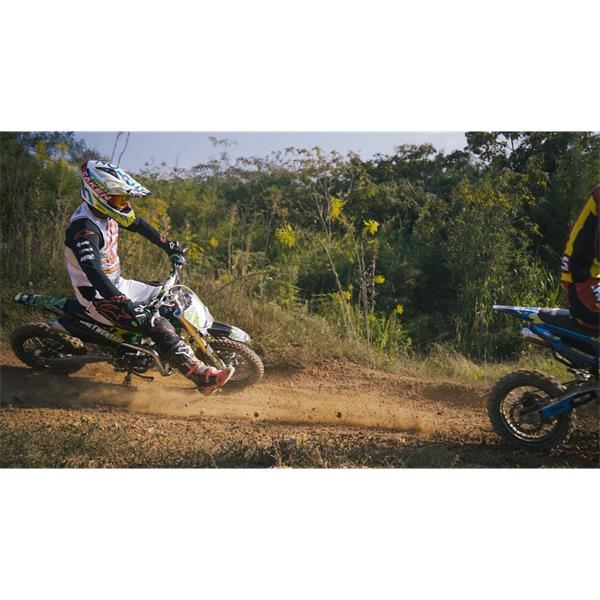 M2R Racing KXF125 120cc 14/12 76cm Black Green Pit Bike