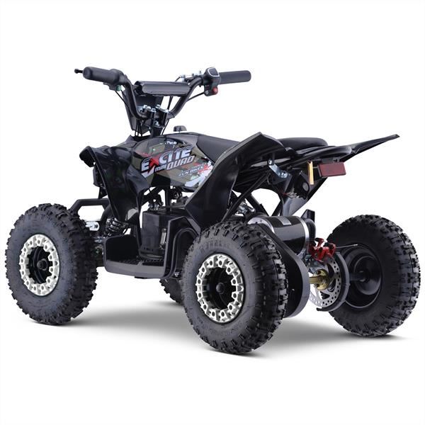 Excite 1000w Grey Kids 2023 Premium Electric Mini Quad Bike 
