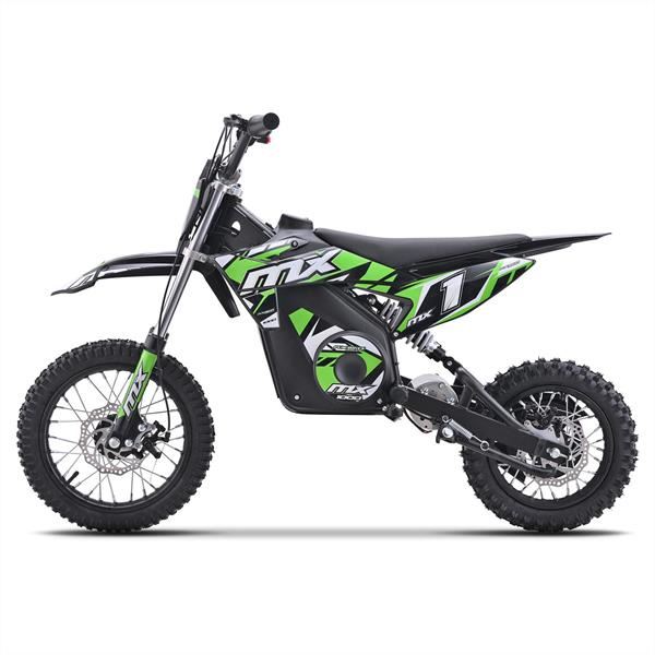 FunBikes MX1000w Green Kids Electric Dirt Bike