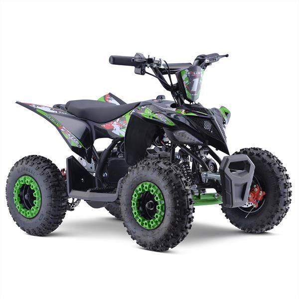 Excite 1000w Green Kids 2023 Premium Electric Mini Quad Bike
