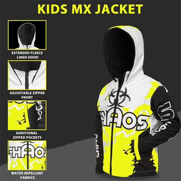 Chaos Kids Off Road Jacket Yellow