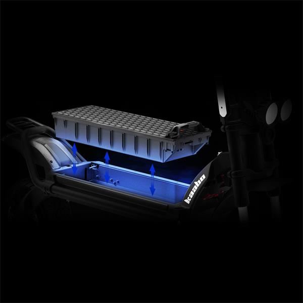 Kaabo Wolf King GTR 4000w 72v 35ah Twin Motor Black Electric Scooter