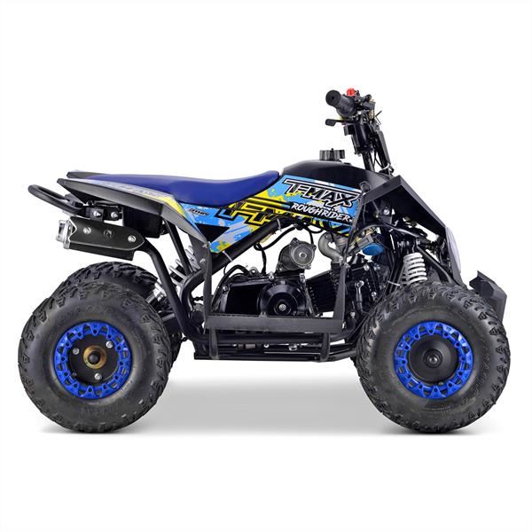 FunBikes T-Max Roughrider 90cc Blue Kids Quad Bike