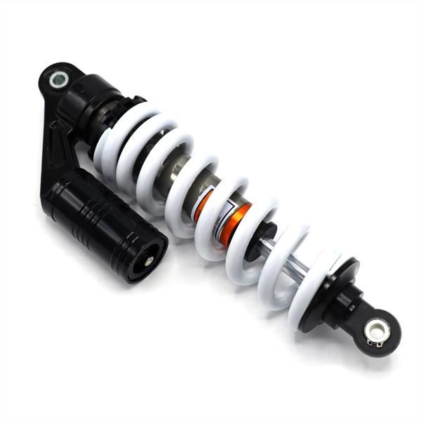 Pit Bike Rear Shock Absorber 325mm Piggy Back Black/White