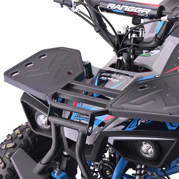Funbikes Ranger 1000w Premium Nardo Grey Blue Kids Mini Electric Quad Bike