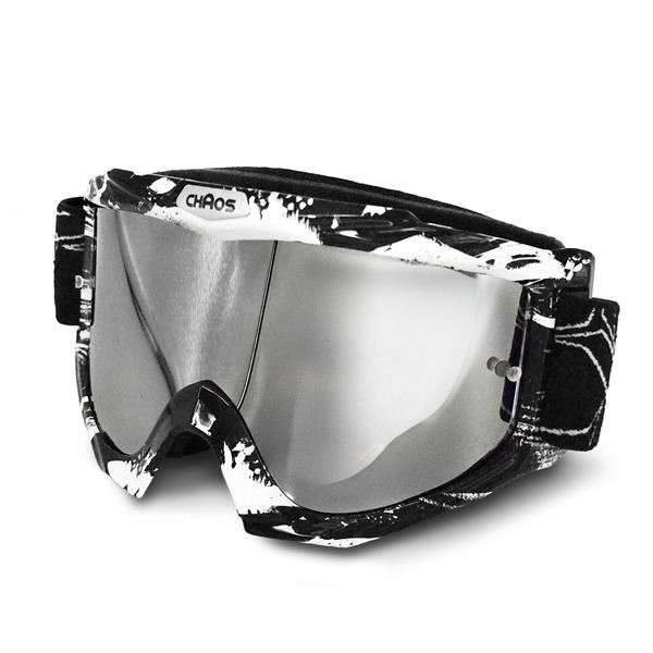 Chaos Kids MX Goggles Black/White