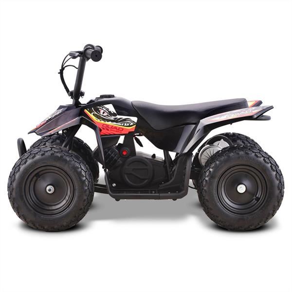 Funbikes 24v 250w Bambino Black Kids Electric Quad Bike