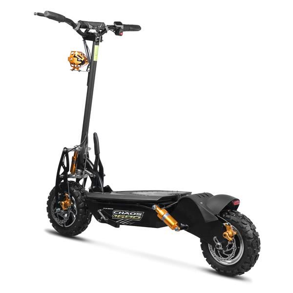 Chaos 1600w 48v SLA Hub Drive Black Off Road Electric Scooter
