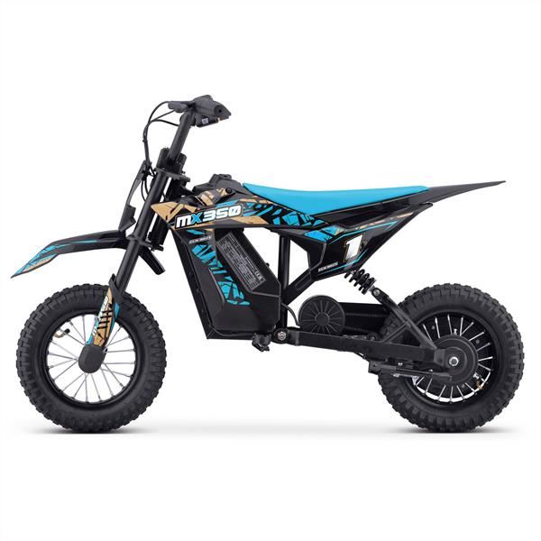 FunBikes MX350 Blue Electric Kids Dirt Bike