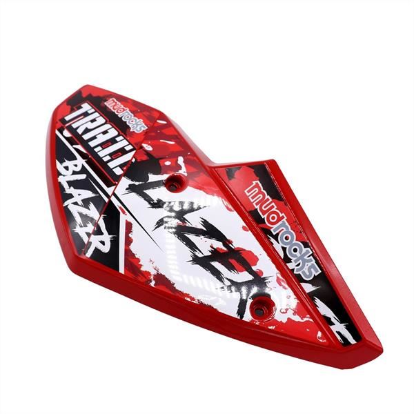 FunBikes GT80 Red Rear Mudguard LHS