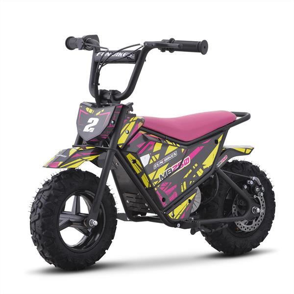 FunBikes MB250 43cm Motorbike 250w Pink Electric Kids Monkey Bike