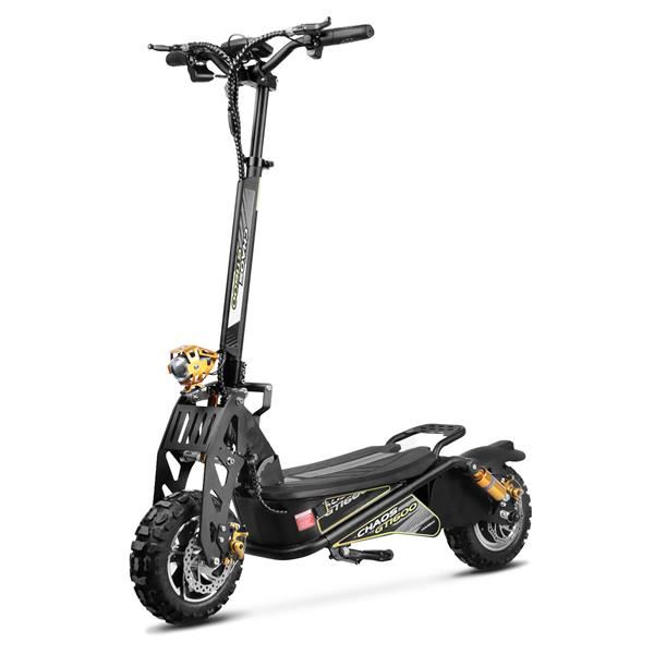 Chaos GT1600 Sport 48v 15.6ah Li Hub Drive Black Off Road Electric Scooter